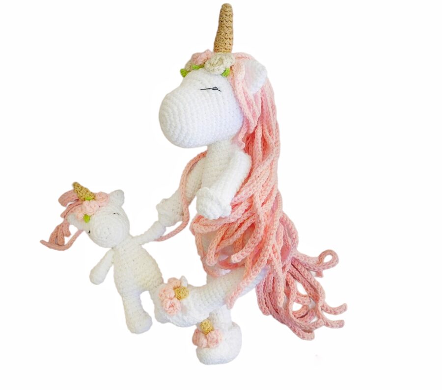 Aurora unicornio y bebé