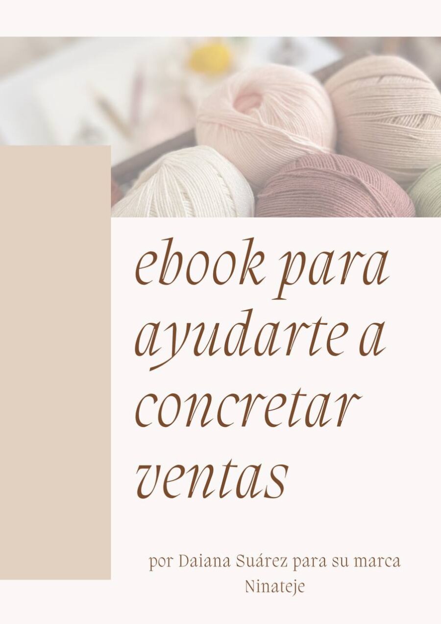 Ebook de ventas y redes (para tejedoras)
