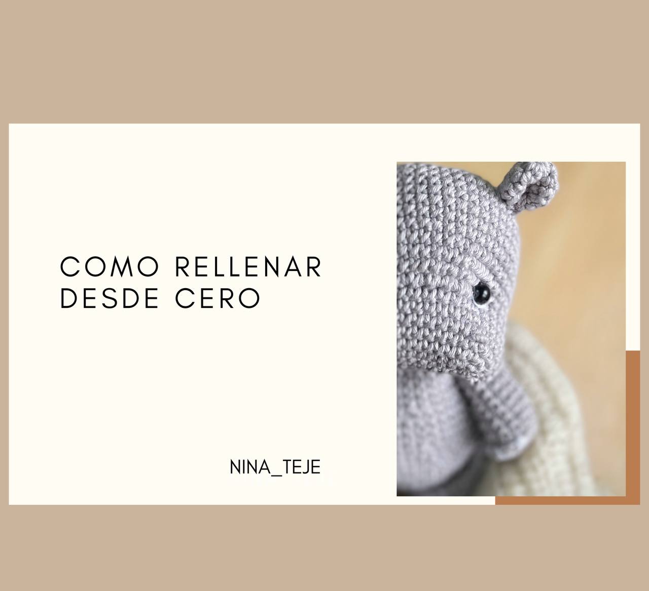 Cómo rellenar tus amigurumis